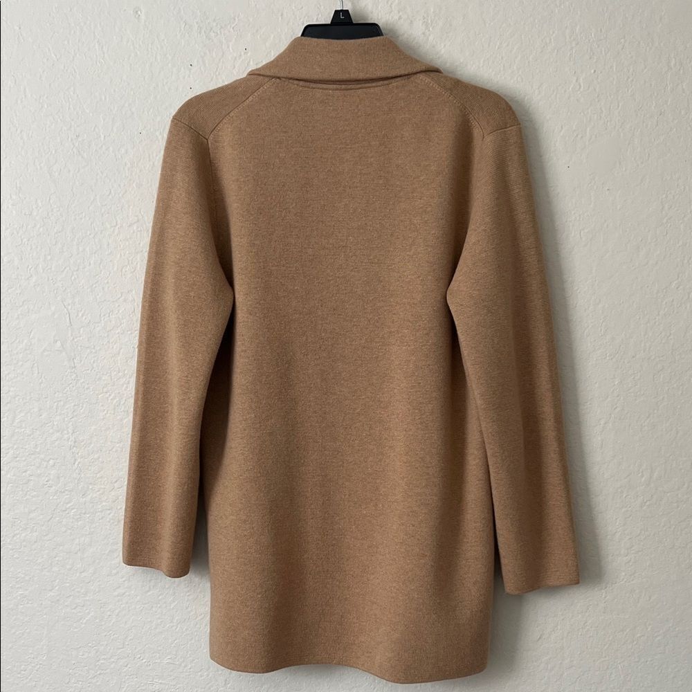 Like New! J.Crew Schoolboy Knit Sweater Blazer in Heather Acorn in Size XS - Picture 9 of 16